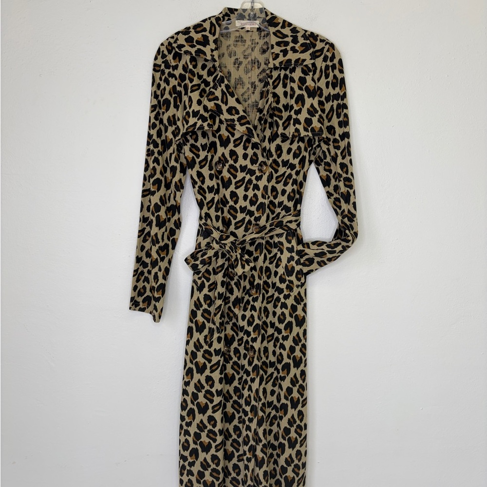 Solitaire Animal Print Coat